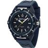 Sector Orologio Uomo SECTOR EXPANDER 90 R3251197054 Pelle Tessuto Blu Sub 100mt