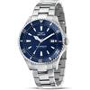 Sector 230 - Orologio Uomo Automatico Acciaio Datario Blu (R3223161007)
