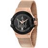 Maserati Potenza - Orologio Uomo Oro Rosa e Nero (R8853108009)