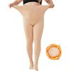 GADITIEK Collant Termici Donna Taglie Forti In Pile, Curvy Felpati Invernali, Pesanti Color Carne