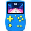 Bornkid Console di gioco portatile a 32 bit, età 4+, per bambini, schermo IPS da 3 pollici con 139 videogiochi HD, sistema ricaricabile