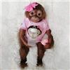 TYRUGD Reborn Scimmia Bambole 20 pollici 50 cm Bambole Reborn Realistico Fatto a Mano Regalo Per Bambini