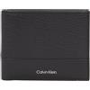 Calvin Klein Uomo Borsello Subtle Mix Bifold in Pelle, Nero (Black Grain/Smooth), Taglia Unica