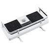 Skeadex Mensola per doccia senza foratura, organizer da bagno, multifunzione, per doccia, per bagno, asta doccia (a forma di cerchio bianco)