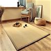 Geovne Tappeto bambù Naturale al 100%,Comodo Tappeto Bamboo,Materasso in Rattan Grande,Stuoia Estiva,Spessore 1,5cm,per Corridoio Soggiorno Camera da Letto,Personalizzabile (W55xH170cm/21.7 x66.9)