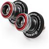ZEXDDI Moto 8MM CNC Forcellone Spools Stand Viti Universale Adatto per Z900 Z650 Ninja 650 400 500 V650/S/A VStrom 650 GSXS750 GSXR 750 600 1000 CBR 1000RR 600RR Sliders Forcellone Spool (Rosso)