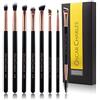 Oscar Charles Set di 8 pennelli per trucco occhi professionali con sfumatura morbida, pennelli per sopracciglia ombretto (oro rosa)