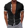 Generico La Transazione di Oggi Camicie Uomo Hawaiane Estive Cotone Canottiera Palestra Personalizzata Manica Lunga T Shirt Retro Maglietta Sauna Dimagrante