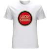 GONGGSHI Workwear Jacket Lucky Strike T-Shirt Mens Unisex Black Tees