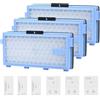 Spofan 3 Set Filtro Airclean Plus 50 per Miele Compact C1/C2, Complete C2/C3, S4000 S5000 S6000 S8000 S8340 S8380 per Guard S1/L1/M1 Serie Aspirapolvere, 3 Filtri HEPA con 3 Filtri Motore e Filtri di Scarico