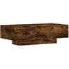 vidaXL Tavolino da Salotto Rovere Fumo 100x49,5x31cm Legno Multistrato, tavolino, tavolino da divano, arredamento da soggiorno, tavolino da soggiorno