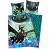Herding Dragons Set di Biancheria da Letto, Cotton, Multicolore, Assortimento di 2 Pezzi