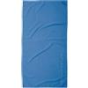 TOM TAILOR - Asciugamano fitness, 80% poliestere, 20% poliammide/microfibra, con cuciture sottili e logo in rilievo, 50 x 100 cm, colore blu (Cool Blue)