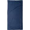 TOM TAILOR - Asciugamano fitness, 80% poliestere, 20% poliammide/microfibra, con cuciture sottili e logo in rilievo, 50 x 100 cm, colore blu (Dark Navy)