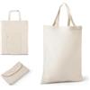 hi!dea™ Borsa pieghevole in cotone e poliestere riciclati (140 g/m²) BEIRUT personalizzate o neutre