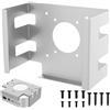 YushengTai Supporto per Mac Mini m4, supporto da tavolo VESA per Mac Mini m4, supporto in metallo per computer desktop, Under Desk Stand Holder, accessori da parete, per Office Home, argento
