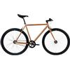 FabricBike Original - Bicicletta a scatto fisso, 28 pollici, Fixie Bike, Single Speed, Telaio Hi-Ten Acier, 10,45 kg (taglia M) (Cooper, L-58cm)