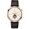 Bulova Orologio Analogico Automatico Uomo con Cinturino in Pelle 97A136