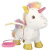 YH YUHUNG Giochi Regalo Unicorno per Ragazze Età 4-6, Peluche Unicorno Interattivo con Luci che Cammina, Guinzaglio con Telecomando, Peluche Elettronico con Luci, Ritmi Musicali e Ali che Si Muovono, Regalo di