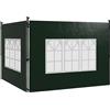 EasyComfort Set 2 Teli per Gazebo 3x3 m e 3x6 m con Finestre, in PE e Plastica, 293x193 cm, Verde