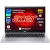 acer Aspire Go, Pc Portatile Silver Intel i7-13620H 10 Core 3.5 Ghz, Ram DDR5 16Gb, SSD NVMe 512Gb, Display 15,6 FHD, Notebook con Win 11 Pro, Wi-FI 6, Garanzia Italia