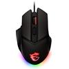 MSI Clutch GM20 Elite - Mouse Gaming ergonomico USB, RGB Mystic Light, Sensore Ottico PAW 3309 (6400 DPI), Switch fino a 20 mln di click, sistema di pesi modificabili