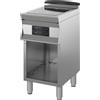 Ristoattrezzature Modello: 119680010213275,Cucina a induzione 2 piastre con vano 7 Kw 40x70x90h cm