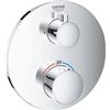 GROHE SET PARTE ESTERNA MISCELATORE DOCCIA GROHE GROHTHERM TERMOSTATICO A 1 VIA CROMATO