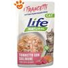 Life Cat Natural Trancetti di Tonnetto con Salmone - Bustina Da 55 Gr