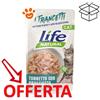 Life Cat Natural Trancetti di Tonnetto con Prosciutto - Bustina Da 55 Gr - CONFEZIONE RIASPARMIO