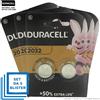 DURACELL PILE DL 2032 BATTERIE LITIO 3V - SET 5 BLISTER PER UN TOTALE DI 10 BATTERIE
