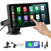 VEVOR Autoradio Wireless 254 mm, Radio Portatile con Touch Screen, Compatibile con Apple CarPlay e Android Auto, Schermo CarPlay per Auto con Controllo Vocale Bluetooth Navigazione GPS