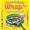 NUINUI Kit. Braccialetti wrap. Tecniche, modelli, 1 telaietto, perline e video tutorial di ogni modello. Con QR Code