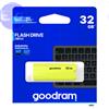 GOODRAM PEN DRIVE 32GB GOODRAM USB 2.0 UME2 GIALLA con CAP 20R/5W - UME2-0320Y0R11