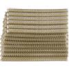 Cryfokt 100 spirali a doppio filo, capacità 100 fogli, passo 3:1 34 spirali, diametro 12,7 mm, kit per carta A4, filo interno in metallo, rivestimento in nylon (oro chiaro)