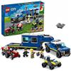 LEGO City Police Camion Centro di Comando della Polizia, ATV, Drone, 4 Minifigure e Trattore Giocattolo, Idea Regalo, Giochi per Bambina e Bambino 60315