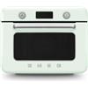 Smeg linea Anni '50 Smeg Forno combinato a vapore da appoggio COF01PGEU finitura verde pastello da 50 cm