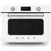 Smeg linea Anni '50 Smeg Forno combinato a vapore da appoggio COF01WHEU finitura bianco da 50 cm