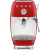 Smeg linea Anni '50 Smeg Macchina da caffè espresso manuale con estrazione a freddo ECF03RDEU finitura rosso
