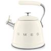 Smeg linea Anni '50 PRONTA CONSEGNA - Smeg Bollitore a fischio WKF01CR finitura panna