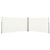 vidaXL Tenda da Sole Laterale Retrattile Crema 160x600 cm