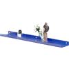 Generic Mensole galleggianti in acrilico trasparente 11,8 23,6 35,4 47,2 pollici, libreria da parete for bambini, mensola trasparente for libreria da parete(Blue,30cm)