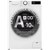 LG D2R3S08NSWW LAVASCIUGA SLIM CARICA FRONTALE 8/5 KG 1200 GIRI VAPORE AI WASH CLASSE E - PROMO
