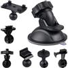 GIONAR Set di 7 supporti a ventosa per auto, versatili, per dashcam, angolo di 360 gradi, con adattatore a 6 tipi, presa sicura su parabrezza e cruscotto, compatibile con GPS, action camere