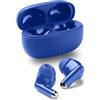 Music Sound DRIFT auricolari Bluetooth wireless in-ear con custodia compatta colorata, auto pairing, comandi touch, fino a 22 ore di riproduzione, ideali per musica e chiamate, blu