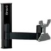 Bravo Supporto TV Braccio a Muro per Televisori da 10 a 26 Portata Massima 20 kg Rotazione 180° Vesa 75x75/100x100/200x100 mm colore Nero - 92402555 LCD 2