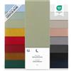 Blumtal lenzuolo con angoli matrimoniale 160x200cm - lenzuolo sotto con angoli matrimoniale in microfibra - lenzuolo matrimoniale con angoli certificato Oekotex - lenzuolo matrimoniale - verde oliva