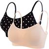 Litthing Reggiseno Sportivo da Donna Reggiseno Comodo Senza Cuciture Top Imbottito da Donna Spalline Regolabili Reggiseno Canotta Sport Senza Fili Top Corto per Yoga Fitness Esercizio