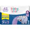 Farvima Medicinali PANNOLINO BABYSTAR MEGASCORTA TAGLIA 6 42 PEZZI