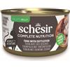 Schesir Complete Nutrition Filetti in gelatina 6 x 85 g in lattine - Tonnetto con seppie